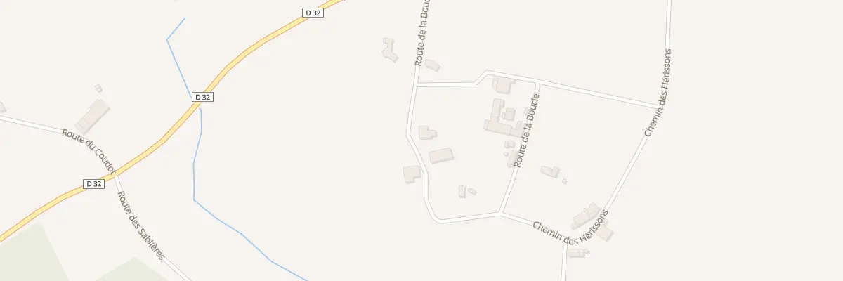 Plan du 175 Rte de la Boucle à Minzac