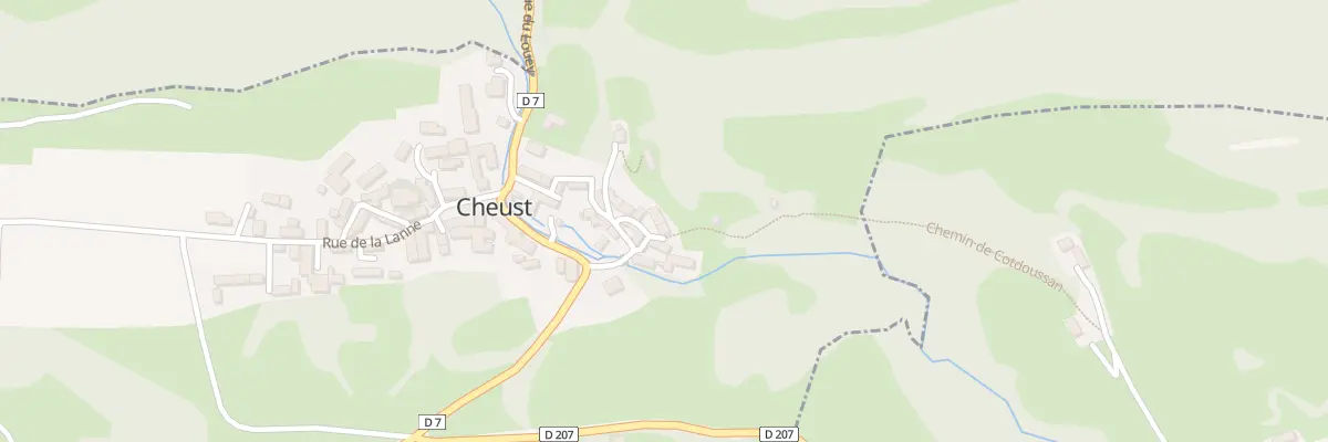 Plan du 11 Rue du Château à Cheust