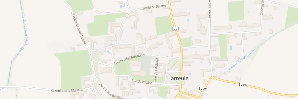 Plan du 10 Che de St Esselin à Larreule