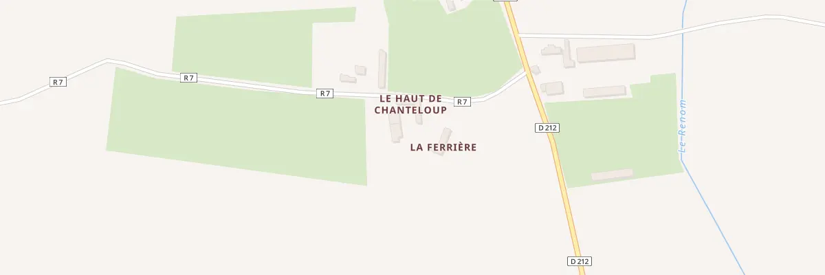 Plan du 5120 Le Haut Chanteloup à Souligné-Flacé