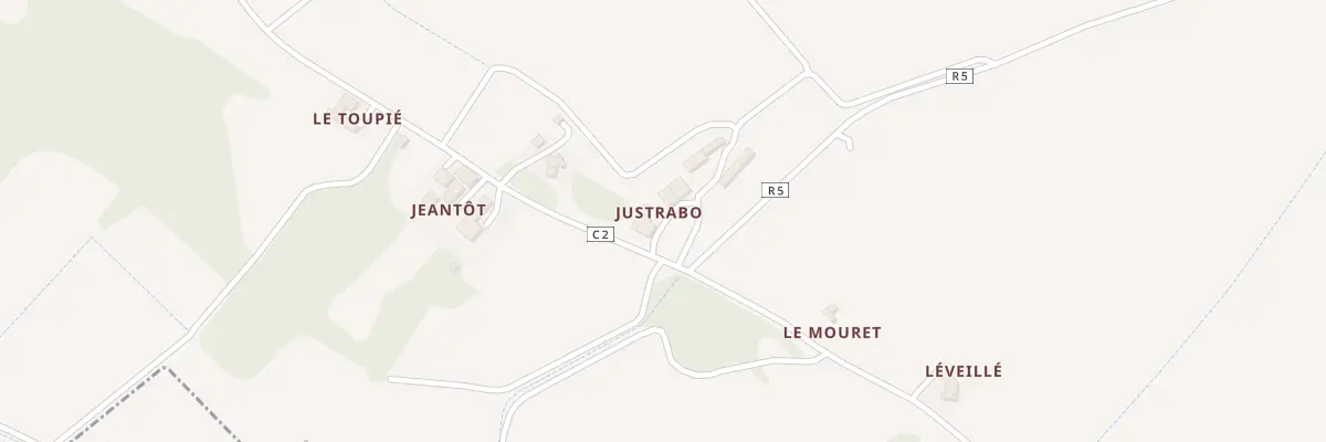 Plan du 5026 Justrabo à Bouzon-Gellenave