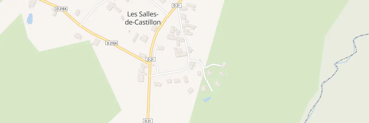 Plan du 93 Le Theolat aux Salles-de-Castillon