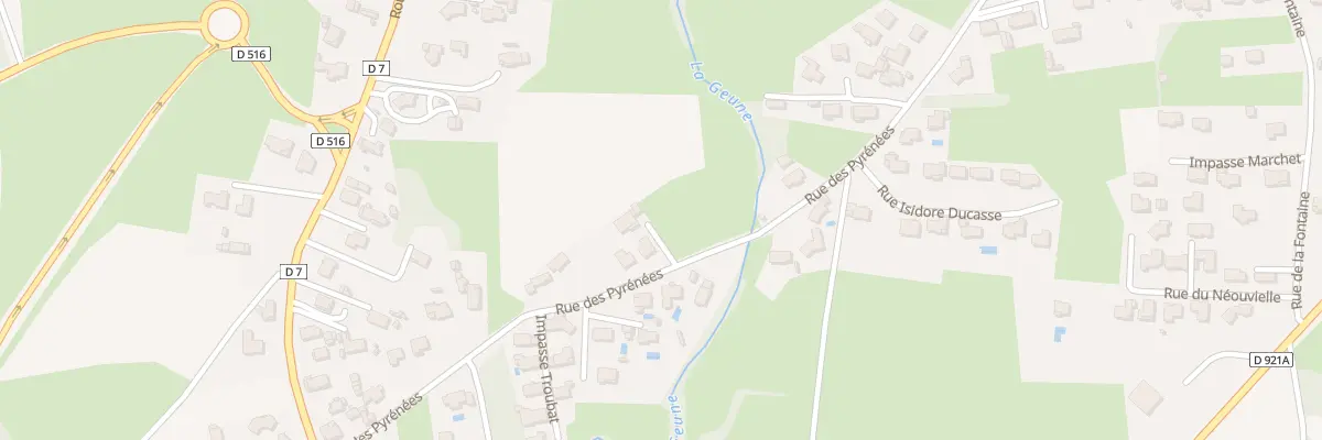 Plan du 58T Rue des Pyrénées à Juillan