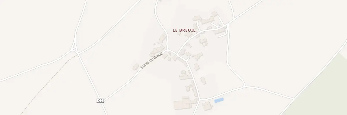 Plan du 9 Rte du Breuil à Chalandray