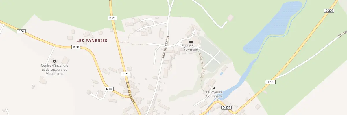 Plan du 8 Pl de l’Eglise à Mouliherne
