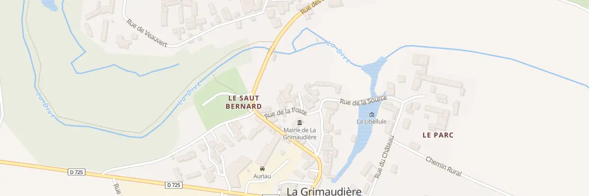 Plan du 186 Rue de la Poste à La Grimaudière