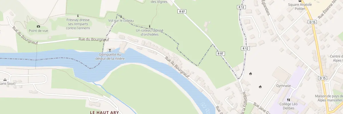 Plan du 52 Rue du Bourgneuf à Fresnay-sur-Sarthe