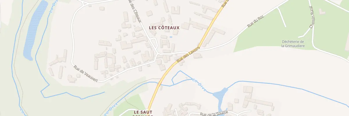 Plan du 1 Rue des Côteaux à La Grimaudière