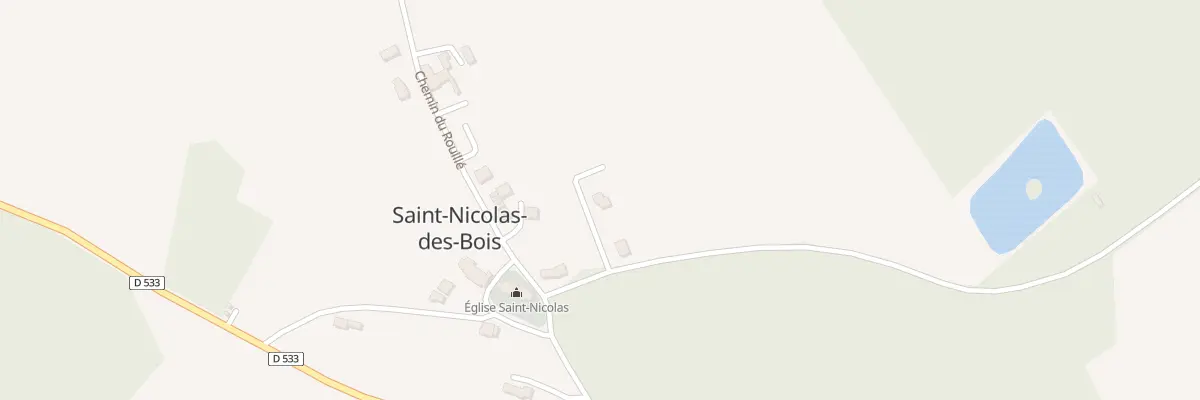 Plan du 4 Che du Grand Champs à Saint-Nicolas-des-Bois