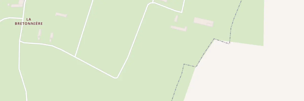 Plan du 2 La Petite Bretonniere à Montmerrei