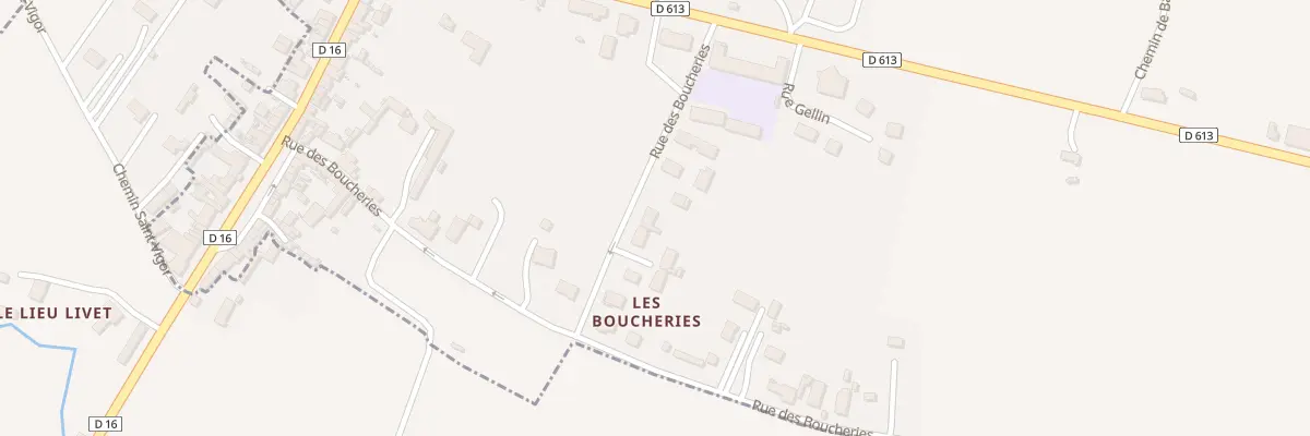 Plan du 45 Rue des Boucheries à Mézidon Vallée d’Auge