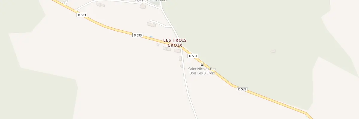 Plan du 1 Le Parc des Trois Croix à Saint-Nicolas-des-Bois