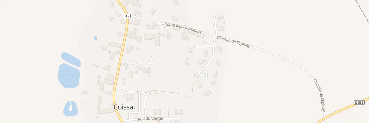 Plan du 8 Imp La Pelouse à Cuissai