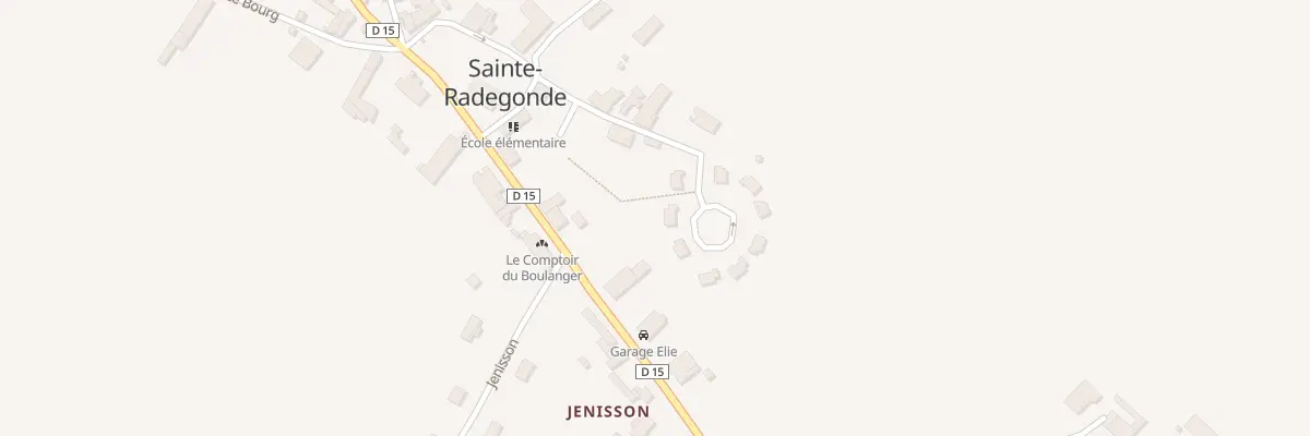 Plan du 2 Res Docteur Jeanne Lavergne à Sainte-Radegonde