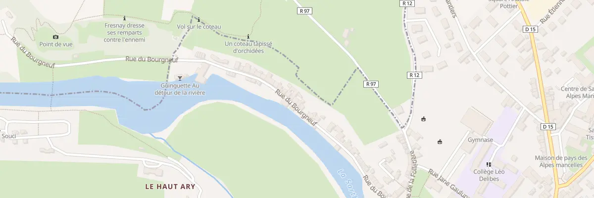 Plan du 46 Rue du Bourgneuf à Fresnay-sur-Sarthe