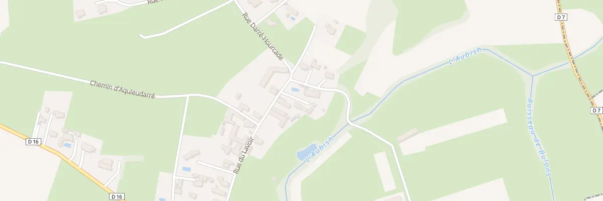 Plan du 3 Rue du Lavoir à Lanne