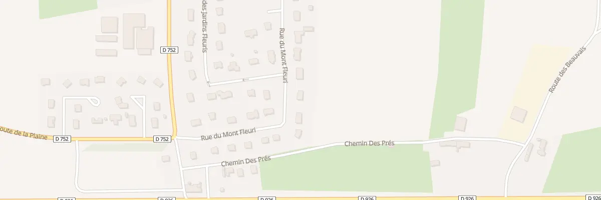 Plan du 16 Rue du Mont Fleuri à Gouffern en Auge