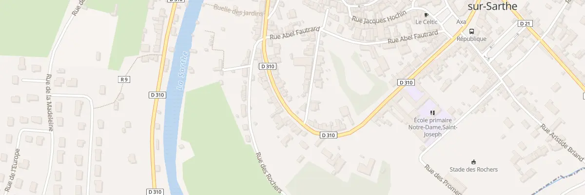Plan du 44 Av Victor Hugo à Fresnay-sur-Sarthe