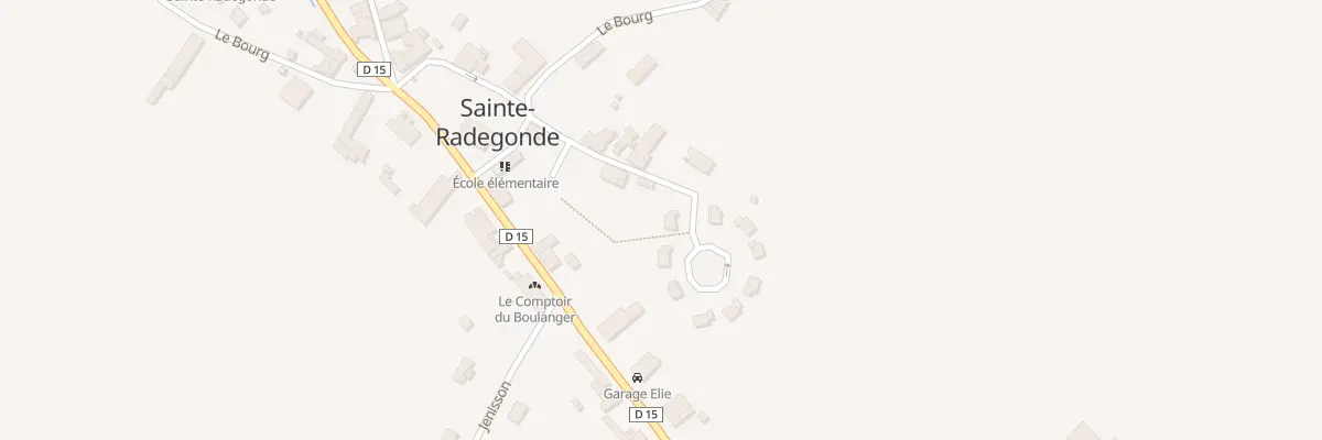 Plan du 1 Res Docteur Jeanne Lavergne à Sainte-Radegonde