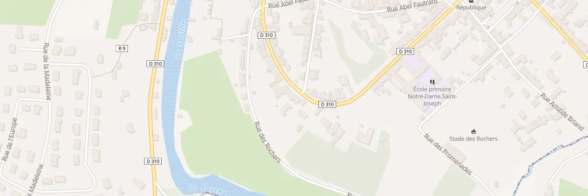 Plan du 49 Av Victor Hugo à Fresnay-sur-Sarthe