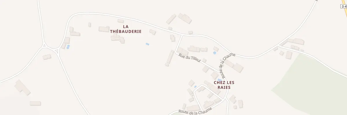 Plan du 9 Rue du Tilleul Chez les Raies à Clussais-la-Pommeraie