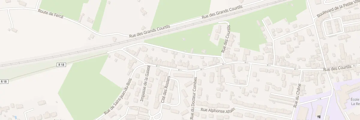 Plan du 112 Rue des Courtils à La Suze-sur-Sarthe