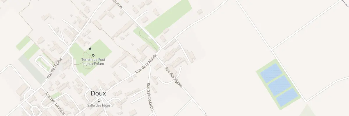 Plan du 1 Rue des Vignes à Doux