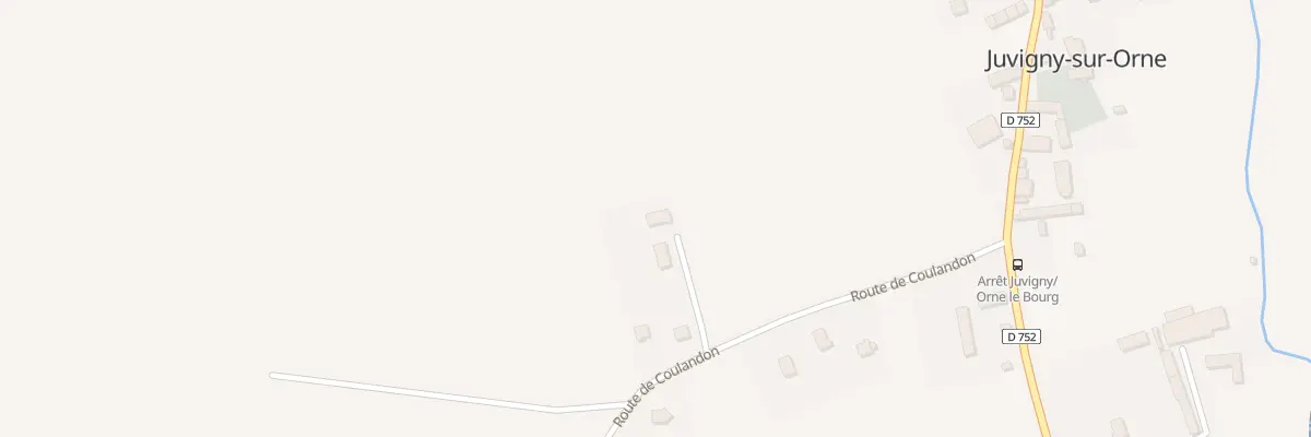 Plan du 16 Rte de Coulandon à Juvigny-sur-Orne