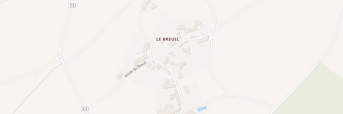 Plan du 21 Rte de la Plaine du Breuil à Chalandray