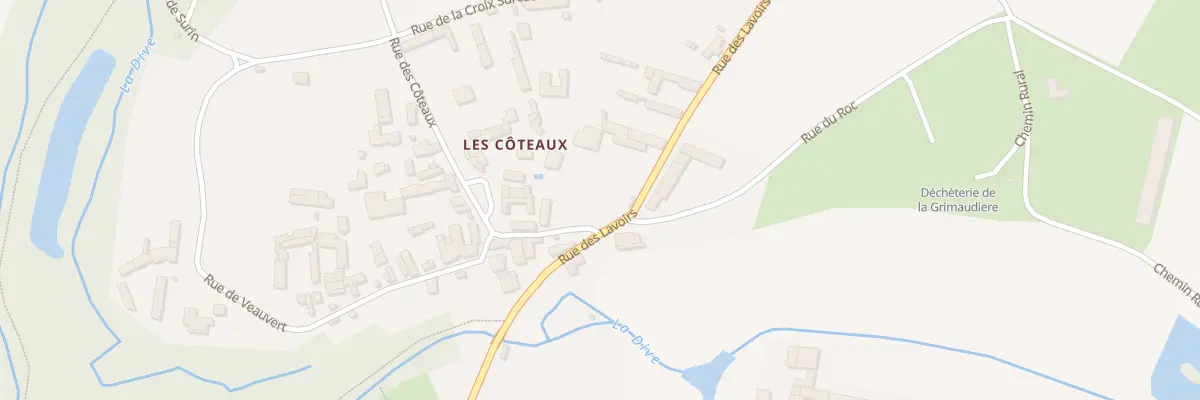 Plan du 2 Rue des Côteaux à La Grimaudière