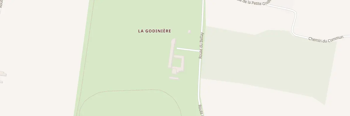 Plan du 233 Rte du Bellay à Allonnes