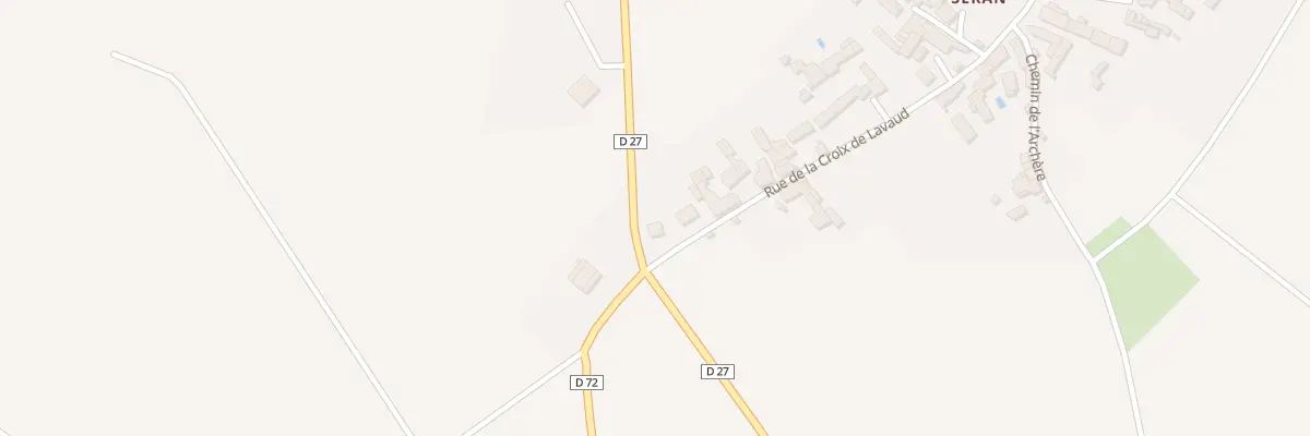 Plan du 25 Rue de la Croix de Lavaud à Cherves