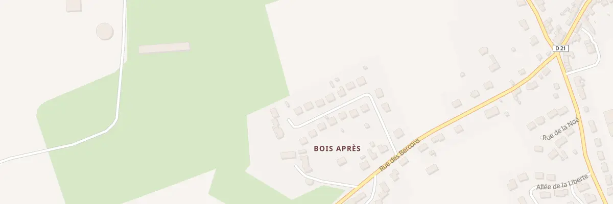 Plan du 16 Rue de Bois-Après à Saint-Aubin-de-Locquenay