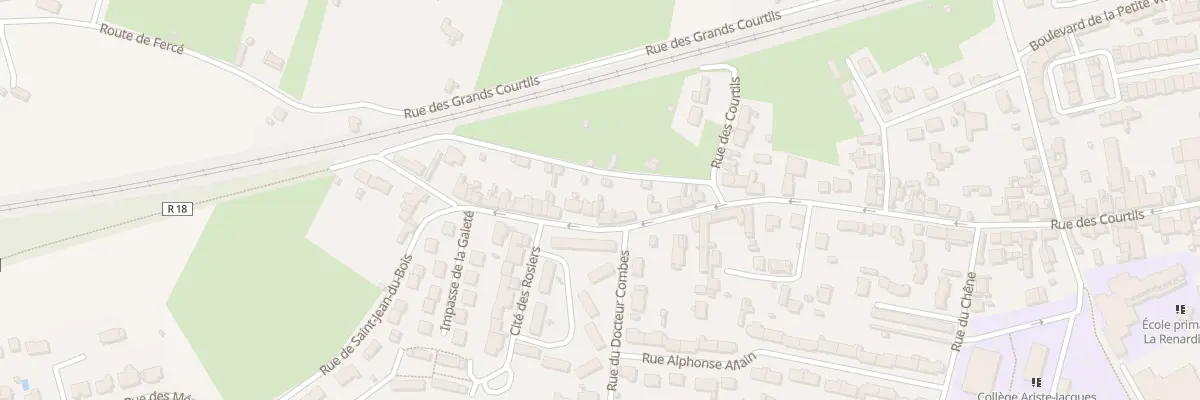 Plan du 108 Rue des Courtils à La Suze-sur-Sarthe