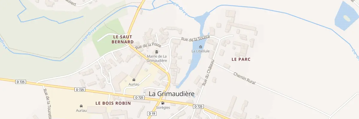 Plan du 2 Rue de la Mairie à La Grimaudière