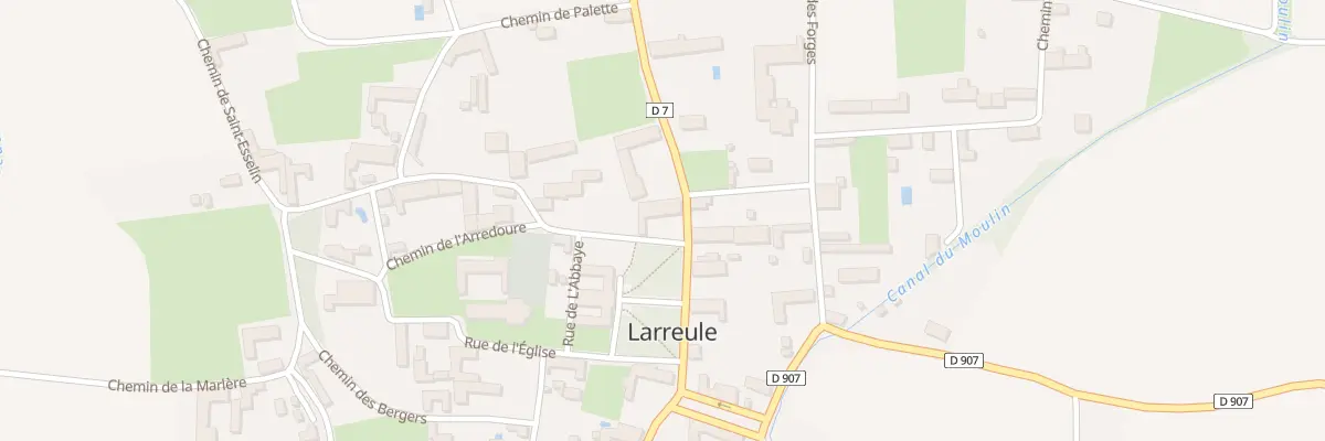 Plan du 2 Che de St Esselin à Larreule