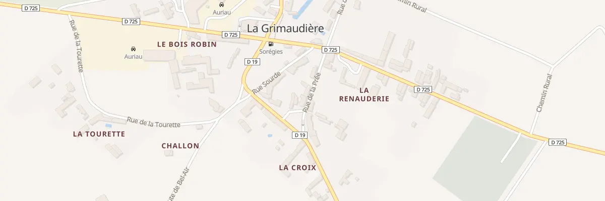 Plan du 2 Pl de la Prée à La Grimaudière