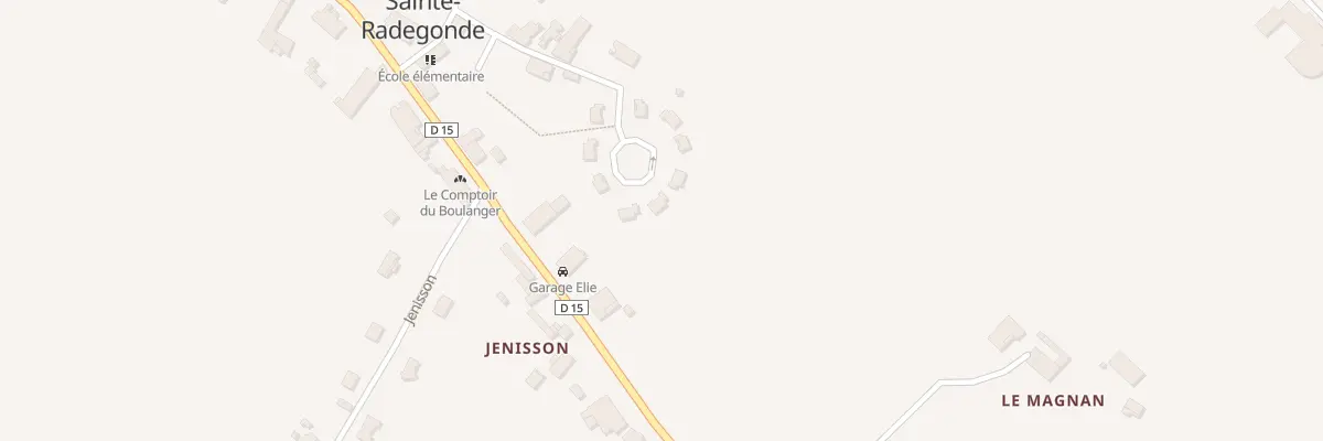 Plan du 5 Res Docteur Jeanne Lavergne à Sainte-Radegonde