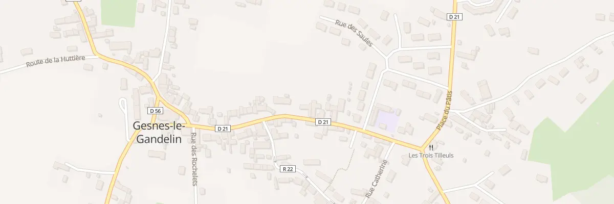 Plan du 29 Gr Grande Rue à Gesnes-le-Gandelin
