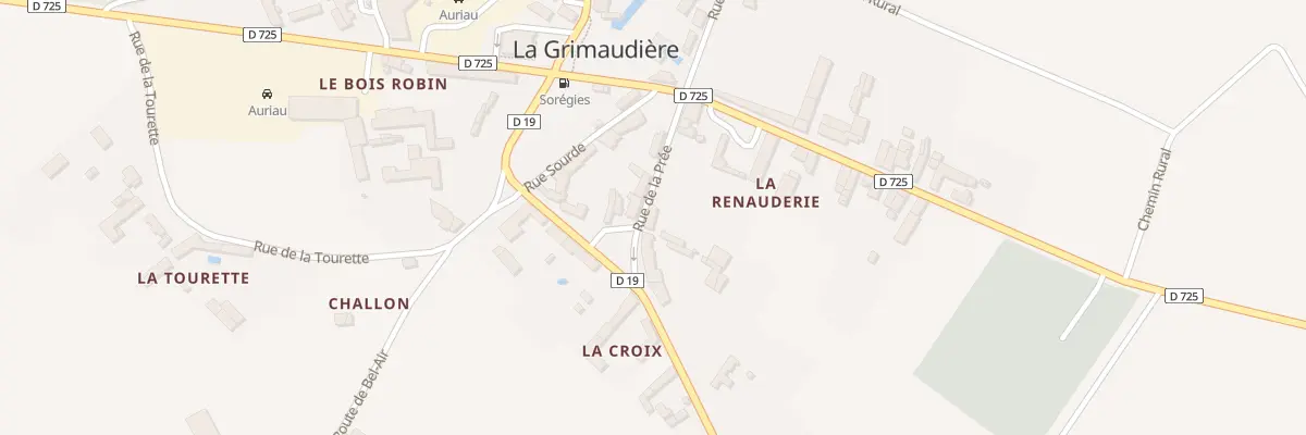 Plan du 3 Pl de la Prée à La Grimaudière