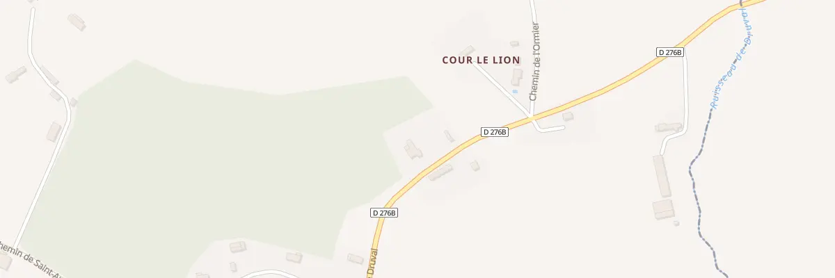 Plan du 2192 Rte de Druval à Beaufour-Druval