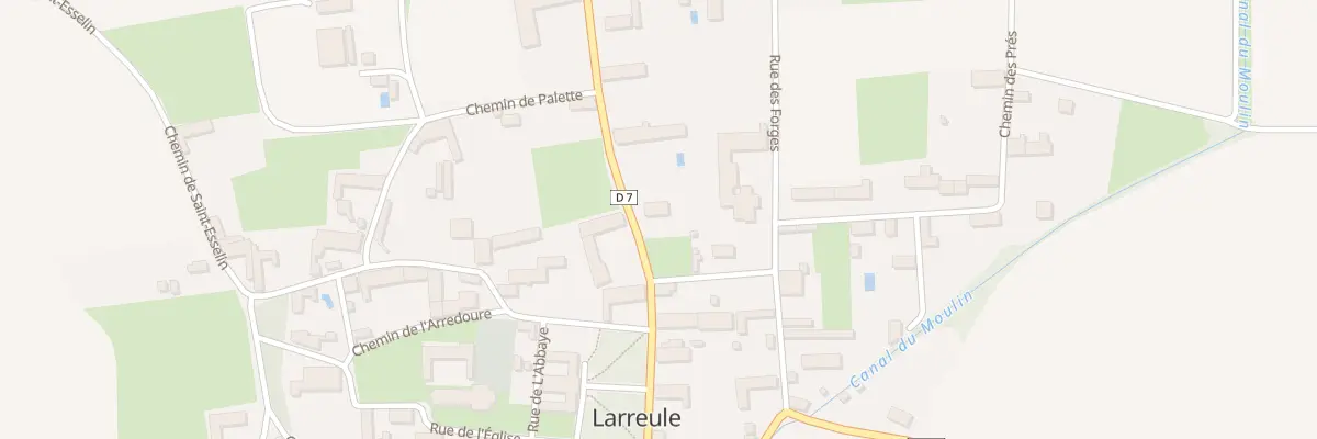 Plan du 14 Rte de Maubourguet à Larreule
