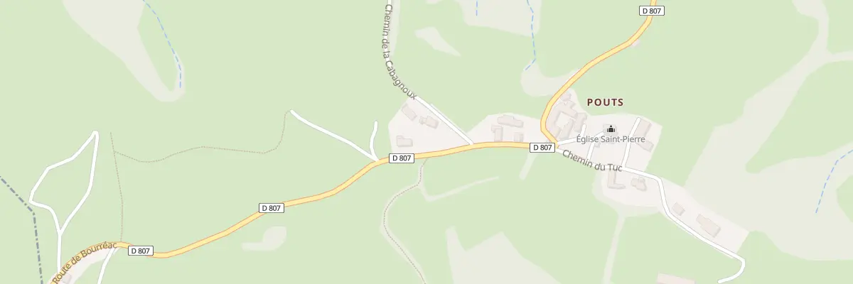 Plan du 5031 Cabagnoux à Escoubès-Pouts