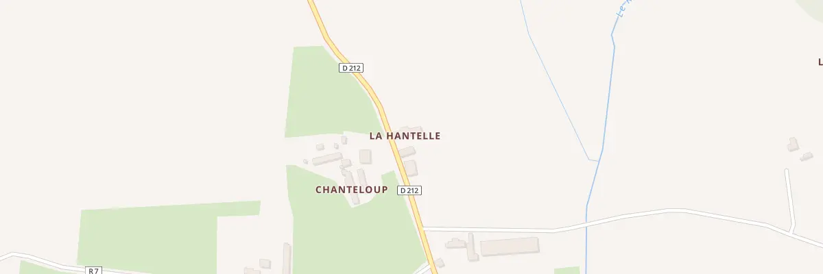 Plan du 5123 La Hantelle à Souligné-Flacé