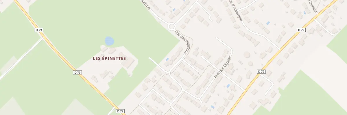 Plan du 6 Rue des Papillons à La Suze-sur-Sarthe