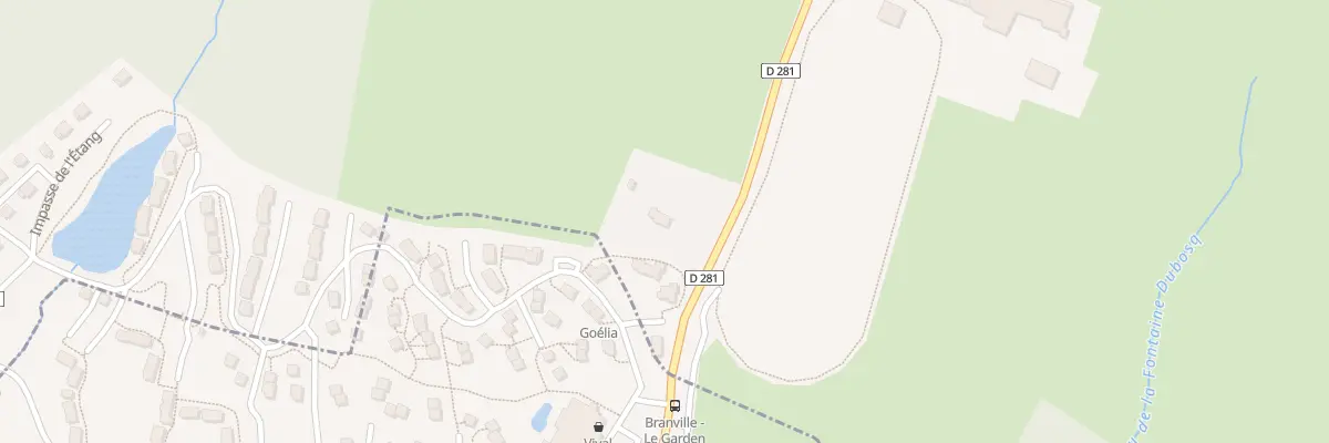 Plan du 1328 Rte de Danestal à Branville