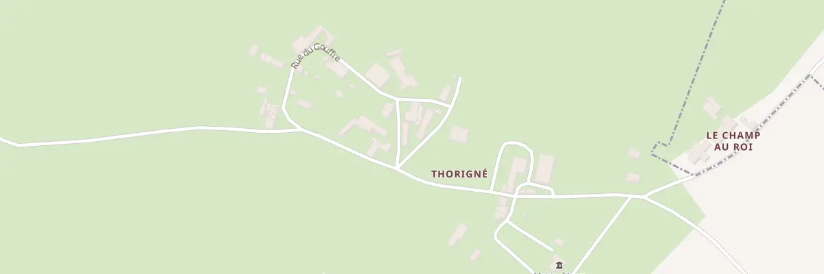 Plan du 5009 Thorigne à Avon