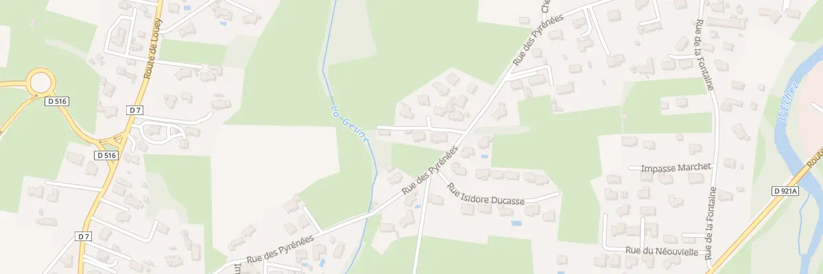 Plan du 44B Rue des Pyrénées à Juillan