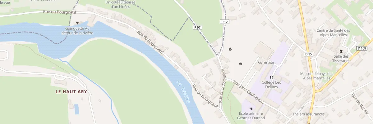 Plan du 28 Rue du Bourgneuf à Fresnay-sur-Sarthe