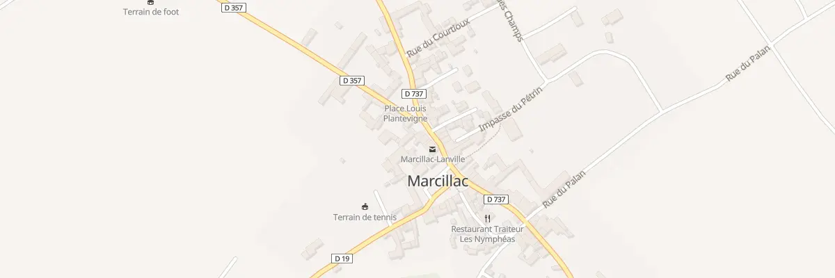 Plan du 5004 Le Bourg à Marcillac-Lanville